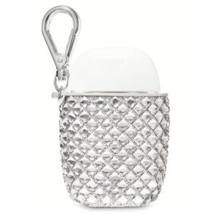 Silver Gems Hand Sanitizer Pocketbac Holder
